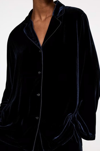 Velvet Pyjama Shirt from ARKET