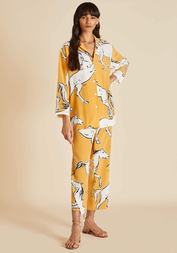 Casablanca Contessa Crêpe De Chine Pyjama from Olivia Von Halle