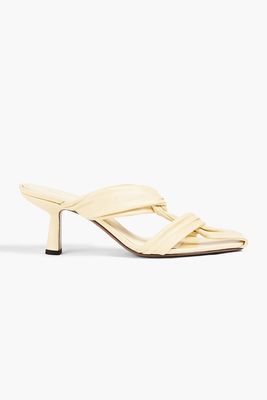 Proxima Twisted Leather Mules from Neous