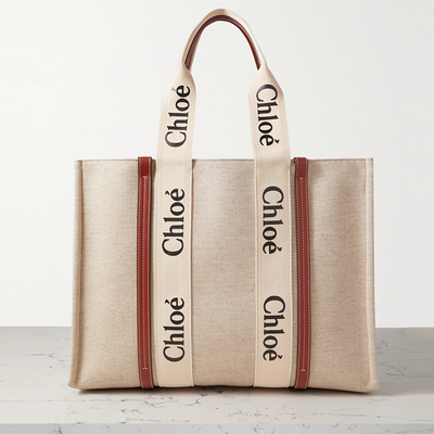 Woody Canvas Tote from Chloé