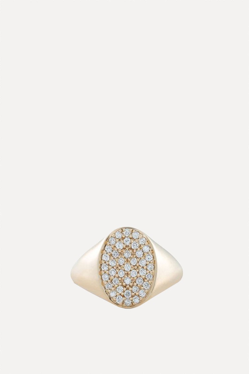 Moon Pinky Ring from Matilde