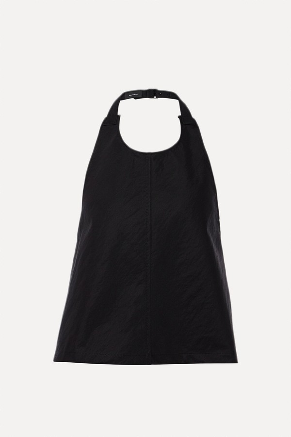 Drill Halterneck Cotton-Blend Twill Top from Wardrobe.NYC