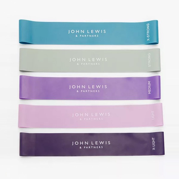 Resistance Bands Set Of 5 from John Lewis & Partners