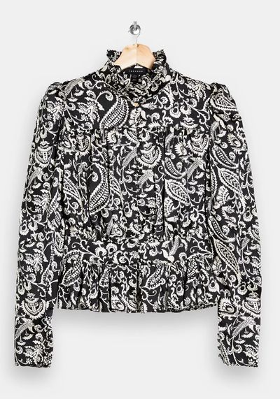 Paisley Print Blouse