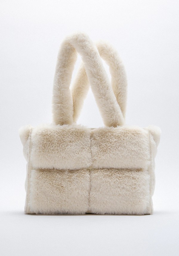 Faux Fur Maxi Tote