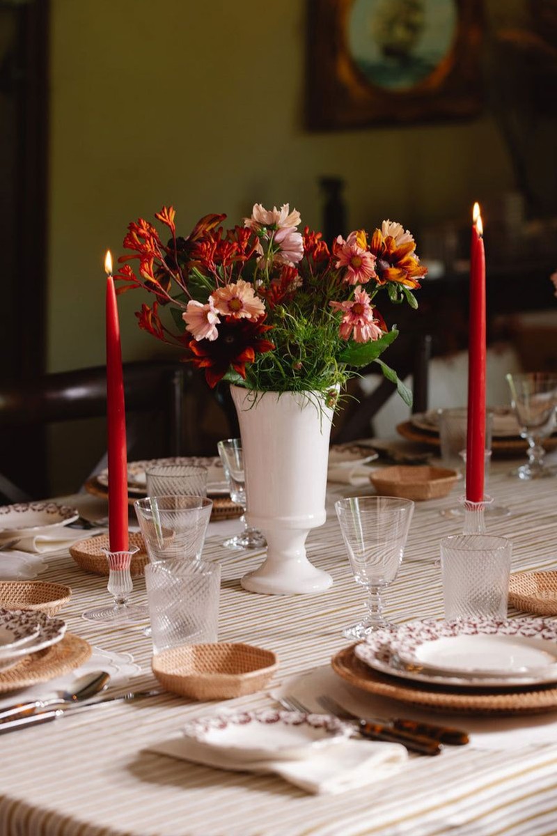 Set Of 6 Danish Taper Candles from Rebecca Udall