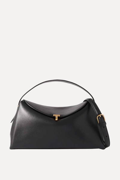 T-Lock Leather Shoulder Bag from Toteme