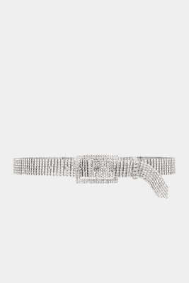 Joia Crystal-Embellished Belt In Silver from Isabel Marant