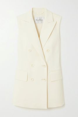 Pallida Double-Breasted Wool-Blend Vest from Max Mara