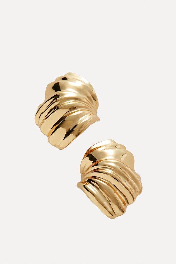 Curved Shell Earrings