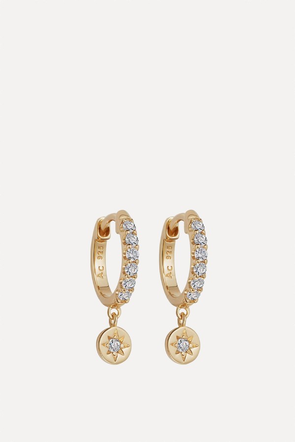 Polaris Huggie Earrings