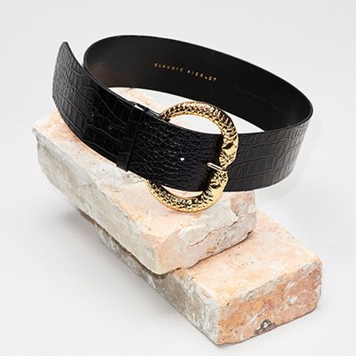 Leather Belt With Snake Buckle from Claudie Pierlot