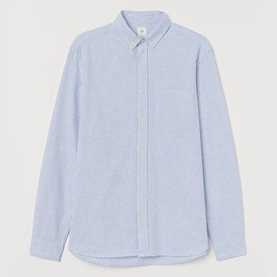 Cotton Shirt Regular Fit from H&M 