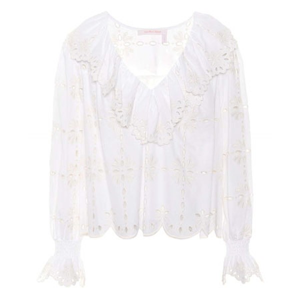 Embroidered Cotton Top from See by Chloé 