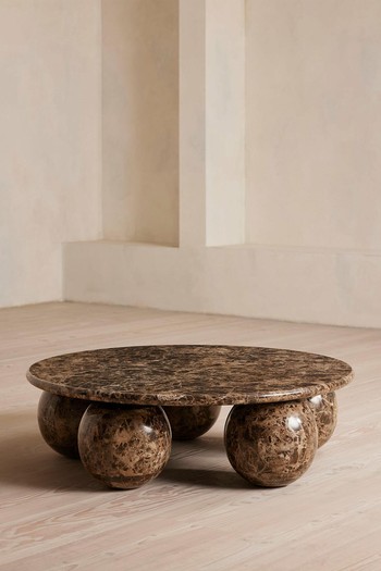 Oxley Coffee Table, Large, Dark Emperador from Soho Home