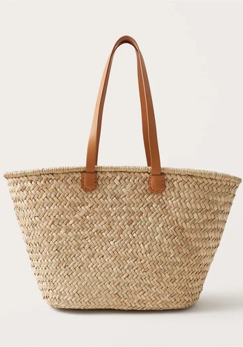 Carryall Straw Tote Bag