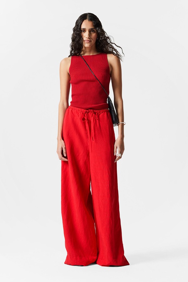 Relaxed Drawstring Trousers