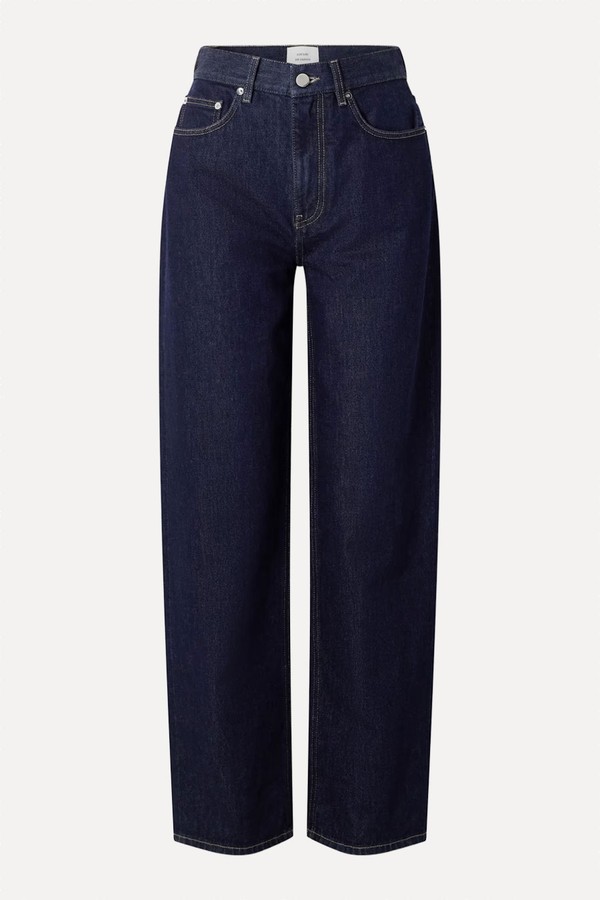 Samur High-Rise Straight-Leg Jeans from Loulou De Saison