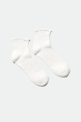 Laney Short Frilly Socks from Weekday
