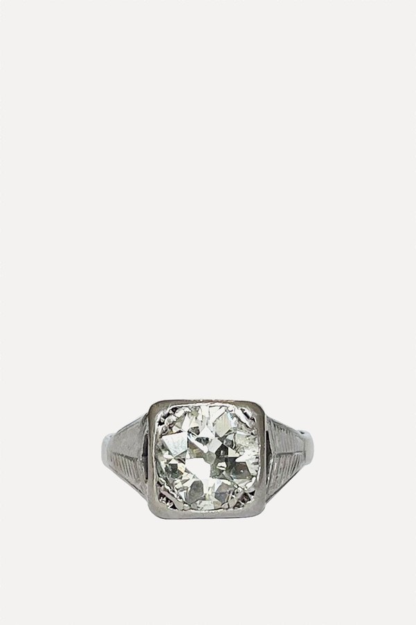1.67ct Old Cut Diamond Engagement Ring
