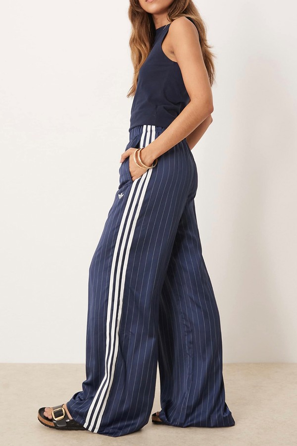 Wide Leg Satin Joggers  from adidas Originals