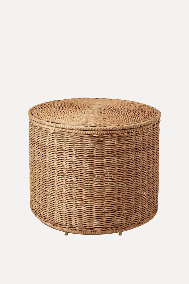 TOLKNING Pouffe With Storage