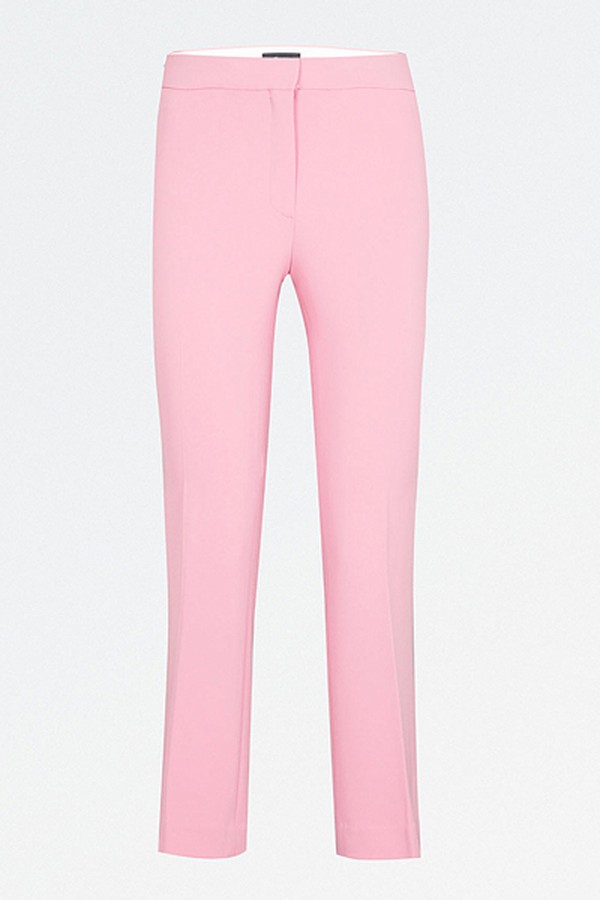 Flared Slim-Fit Crepe Trousers from Theory