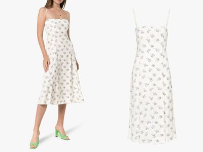 Vollare Floral Print Midi Dress from Reformation