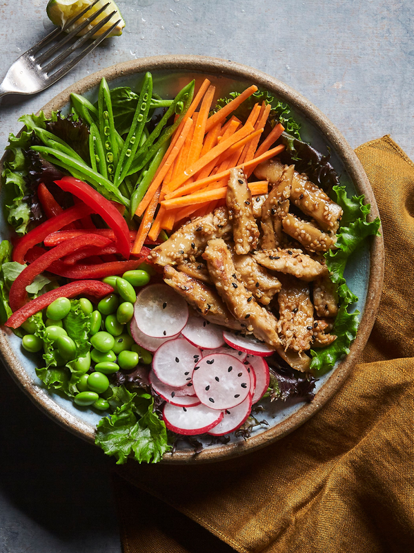 Miso & Tamari No-Chicken Salad