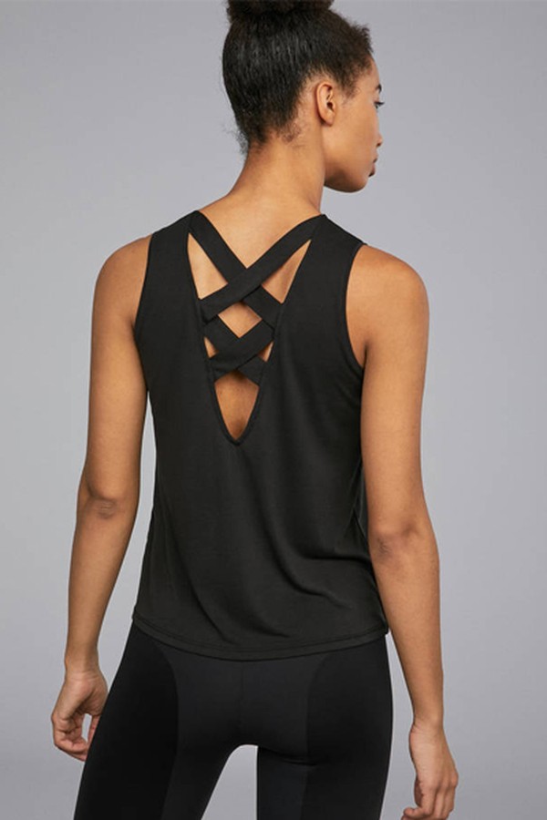 Black Modal T-shirt from Oysho