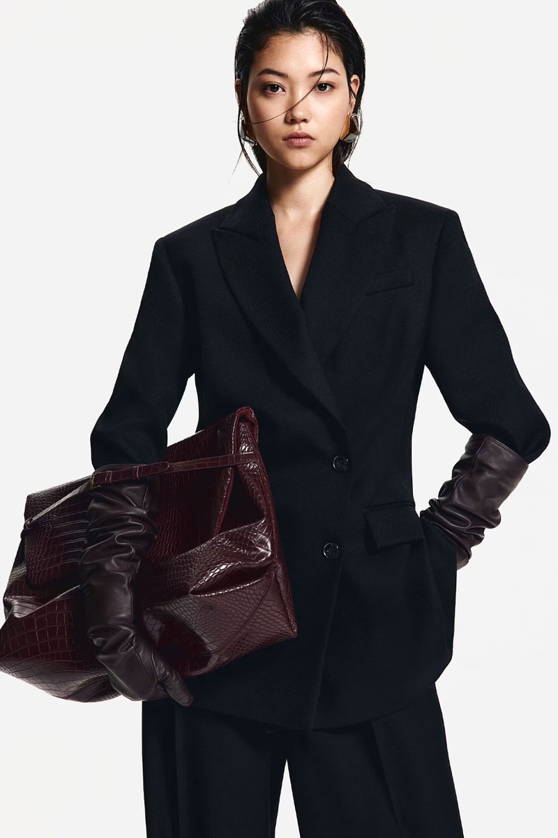 Double-Breasted Wool Blazer from H&M