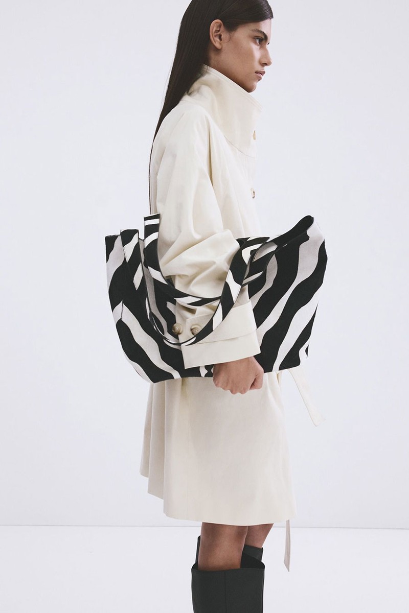 Leather & Fur Tote Bag