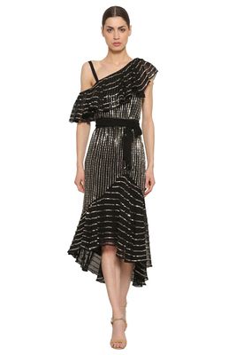 Sequined Georgette Dress