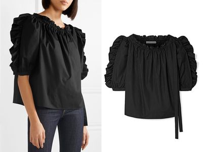 Ruffled Cotton-Poplin Top from See By Chloe