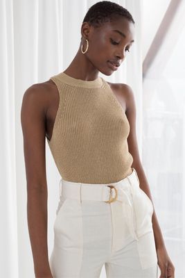 Cotton-Blend Knit Tank Top from & Other Stories