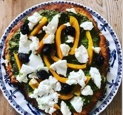 Chickpea Flour Pizza