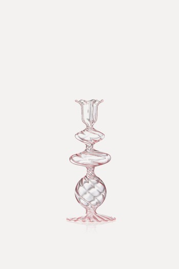 Swirl Glass Candlestick from Summerill & Bishop 