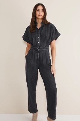 Denim Short Sleeve Jumpsuit from Phase Eight