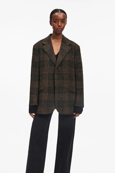 Kensington Checked Wool Blazer