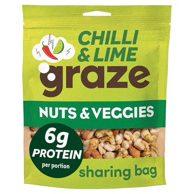 Nutty Protein Power Snack Mix Punchy Chilli & Lime from Graze
