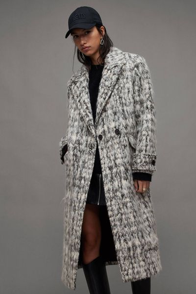 Mabel Double Breasted Long Line Coat