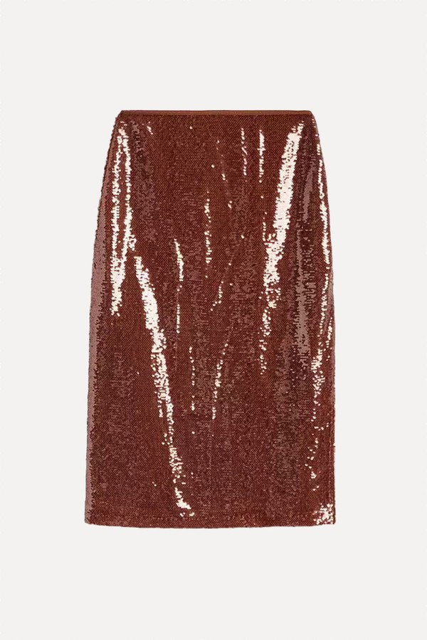 Sequin Midi Skirt from Reserved