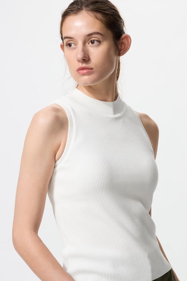 Washable Knit Sleeveless Bra Top from Uniqlo 