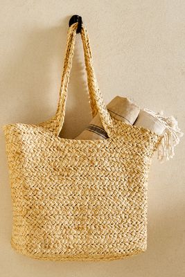 Basket Bag With Handles from Zara