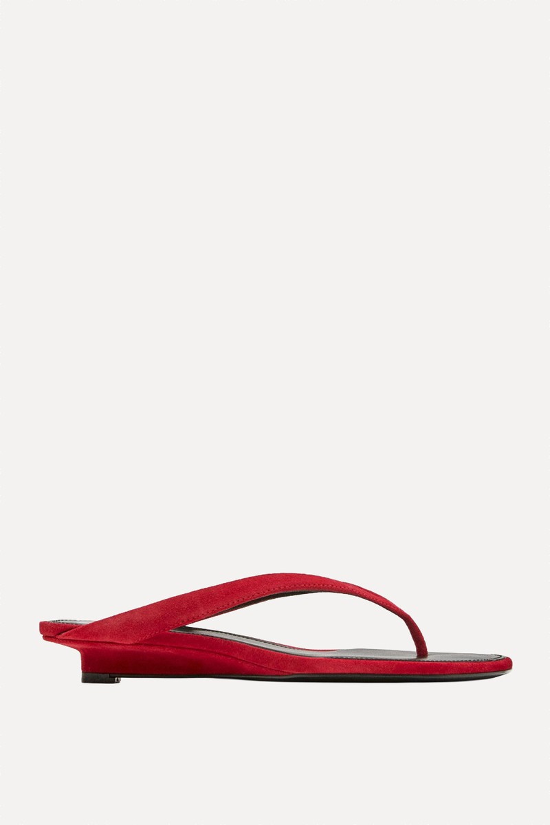 Mid-Heel Sandals With Toe Dividen from Massimo Dutti