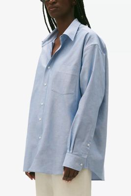 Cacilia Relaxed-Fit Long-Sleeve Cotton Shirt from Claudie Pierlot