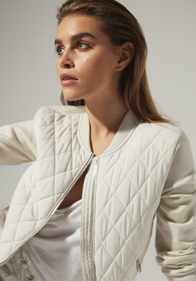 Ayla Hybrid Zip Through Quilted Jumper