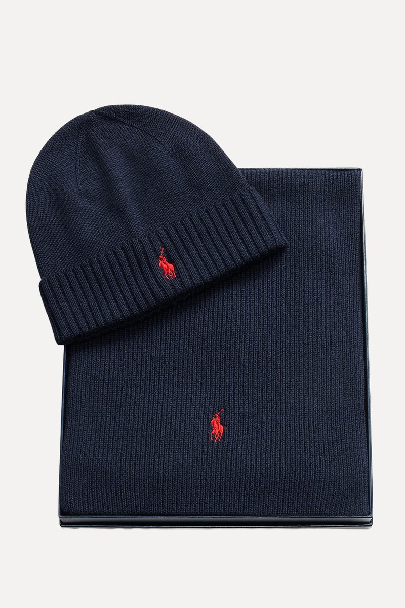 Wool Beanie & Scarf Gift Set