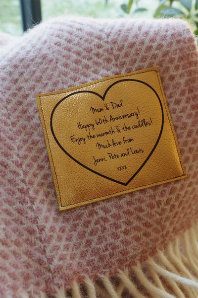 Personalised Wool Throw