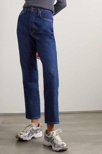 Pinch Waist High-Rise Straight-Leg Jeans from Agolde